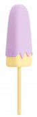 Сиреневый мини-вибратор в форме пломбира Vibrating Popsicle Сиреневый мини-вибратор в форме пломбира Vibrating Popsicle