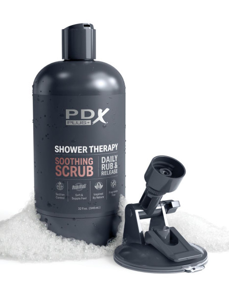 Мастурбатор-вагина цвета карамели Shower Therapy Soothing Scrub Мастурбатор-вагина цвета карамели Shower Therapy Soothing Scrub