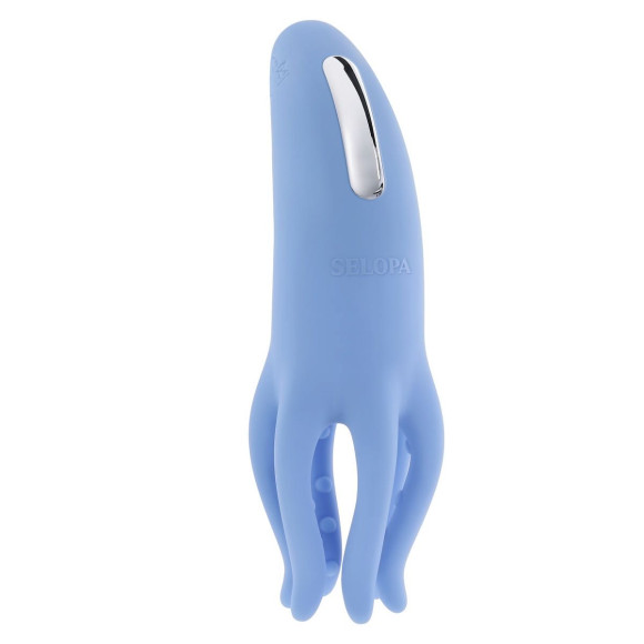 Голубой вибромассажёр Tentacle Tickler