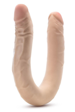 Телесный двусторонний фаллоимитатор 16.5 Inch Double Dong - 41,9 см.