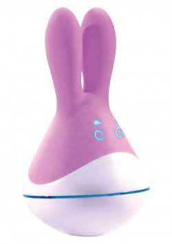 Фиолетовый вибратор с ушками  Muse Massager