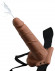 Кофейный полый страпон с имитацией эякуляции 7.5 Hollow Squirting Strap-On with Balls - 21,6 см. Кофейный полый страпон с имитацией эякуляции 7.5 Hollow Squirting Strap-On with Balls - 21,6 см.