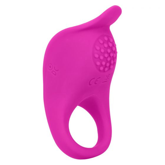 Ярко-розовое эрекционное виброкольцо Silicone Rechargeable Teasing Enhancer Ярко-розовое эрекционное виброкольцо Silicone Rechargeable Teasing Enhancer