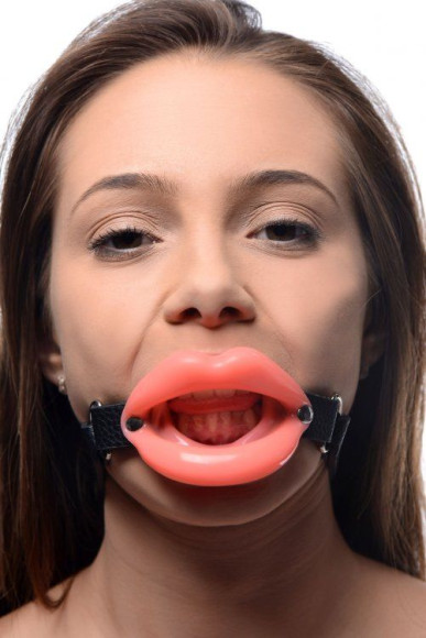 Кляп в форме губ Sissy Mouth Gag Кляп в форме губ Sissy Mouth Gag